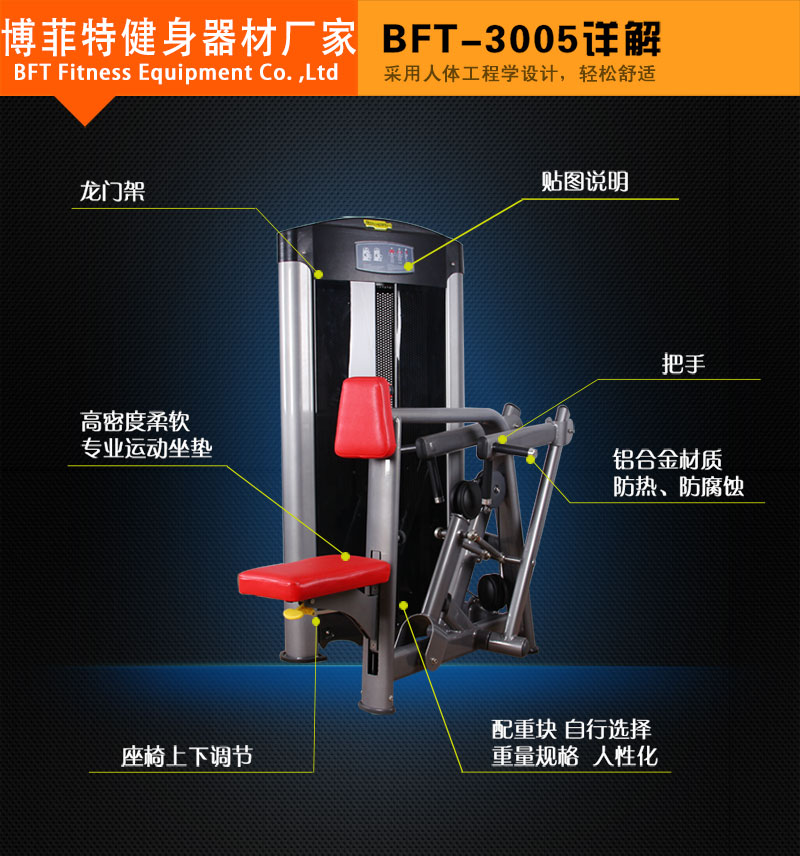 坐式拉背訓(xùn)練器